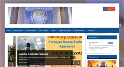 Desktop Screenshot of paroquianossasenhora.com